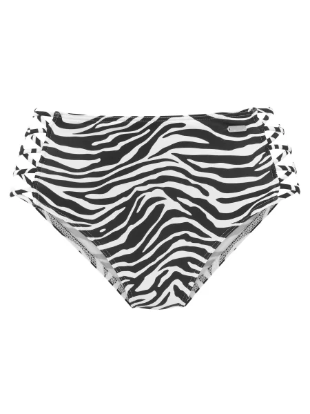 VENICE BEACH Slip costum de baie negru alb