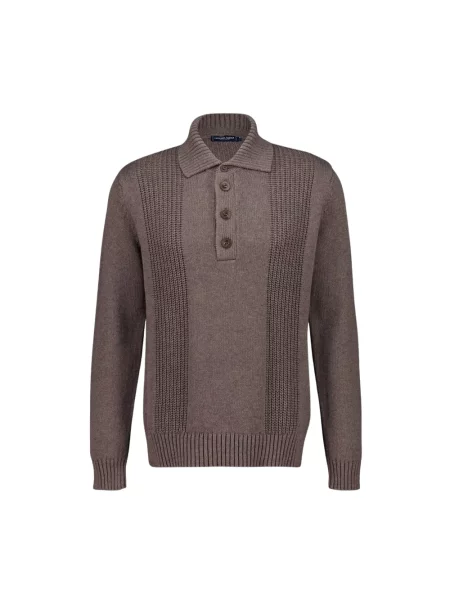 Sweter Frescobol Carioca z kaszmiru szary