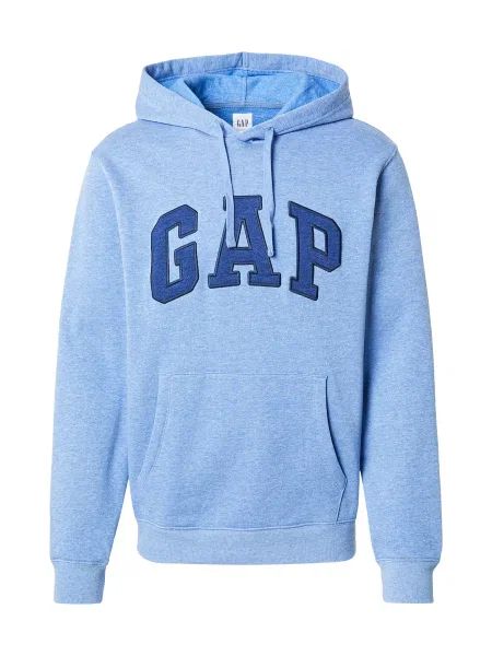 GAP Sweater majica HERITAGE / nebesko plava