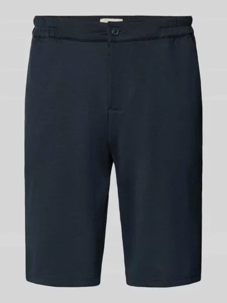 Bermudy w kroju regular fit model ADRIAN' Blend granatowe