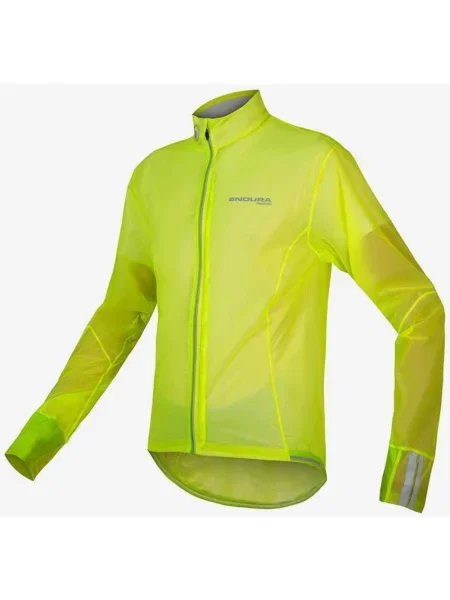 Wodoodporna lekka kurtka Endura Pro Adrenaline Race Cape II Fluo XS żółta
