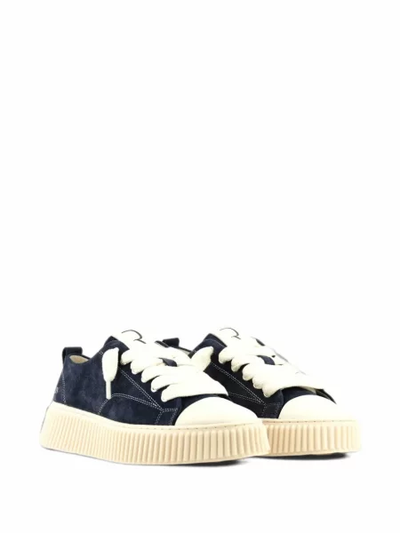 Sneakerși Rhun din piele de căprioară albastru