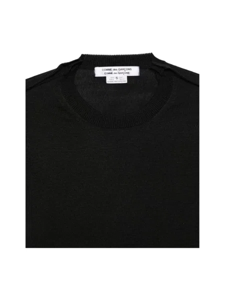 Sweter Comme Des Garcons wełniany czarny