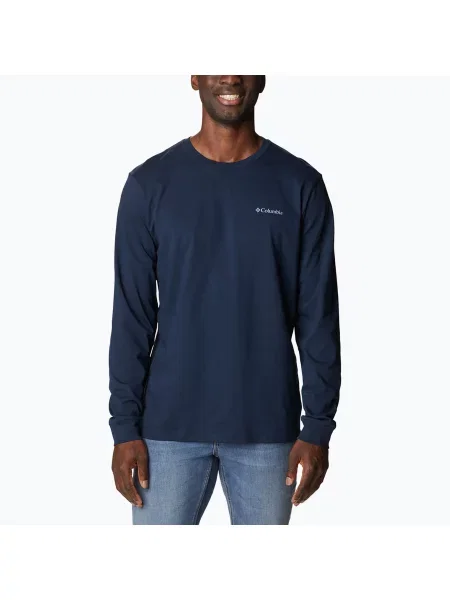 Columbia longsleeve Explorers Canyon granatowy gładki
