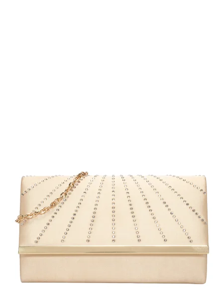 Mascara Pisemska torbica zlata / transparentna