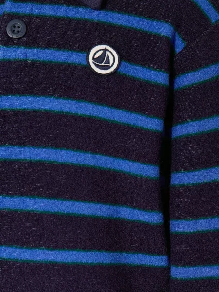 Petit Bateau Koszulka Polo Z Frotte blau niebieska