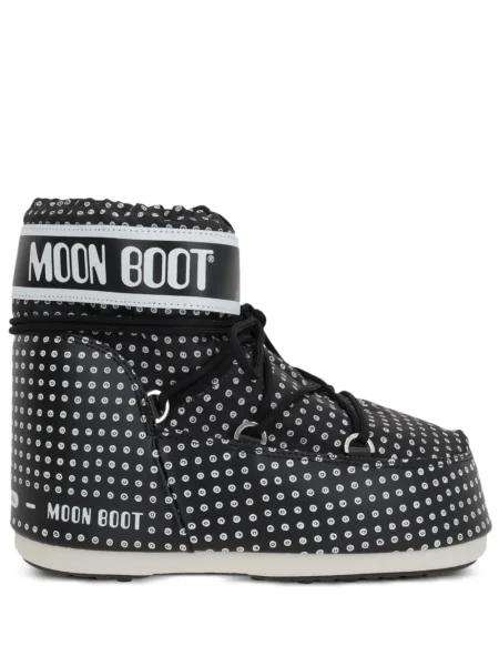 Botine Moon Boot cu imagine negru