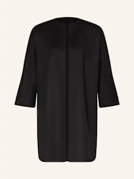 Manzoni 24 Płaszcz Wełniany Z Rękawami schwarz czarny