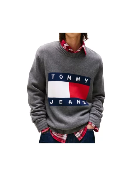 Bluza z kapturem Tommy Hilfiger z kapturem szara