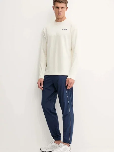 Спортивні штани Hummel з принтом синій