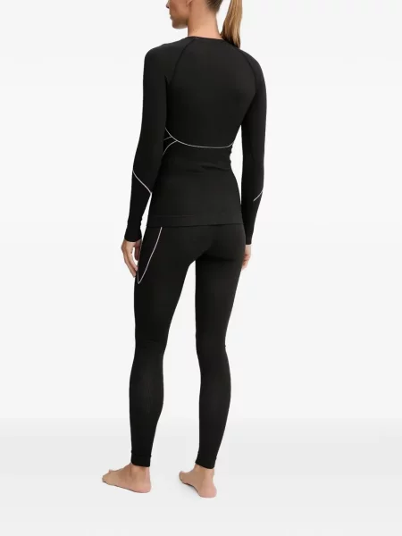 Lung top Viking negru