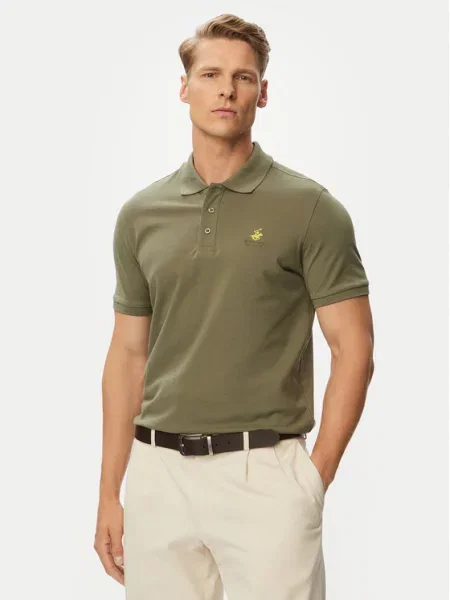 Beverly Hills Polo Club Polo Regular Fit πράσινο