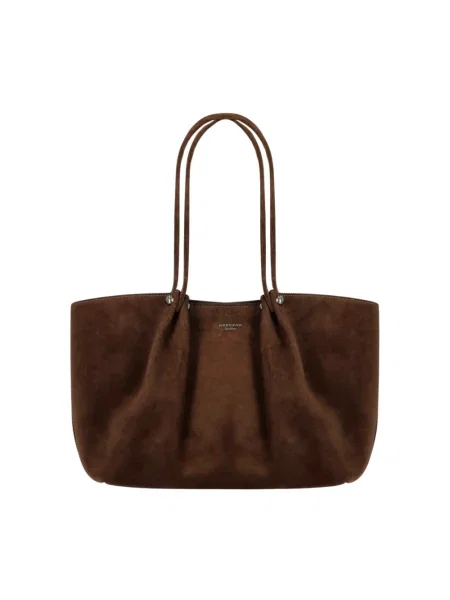 Torba podróżna Weekend Max Mara skórzana brązowa