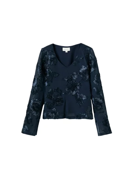 Noella Top Lucille bleumarin