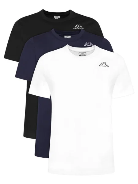 Kappa Set de tricouri﻿ Logo Sylvo Colorat