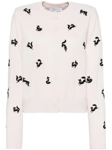Cardigan Maison Kitsune roz