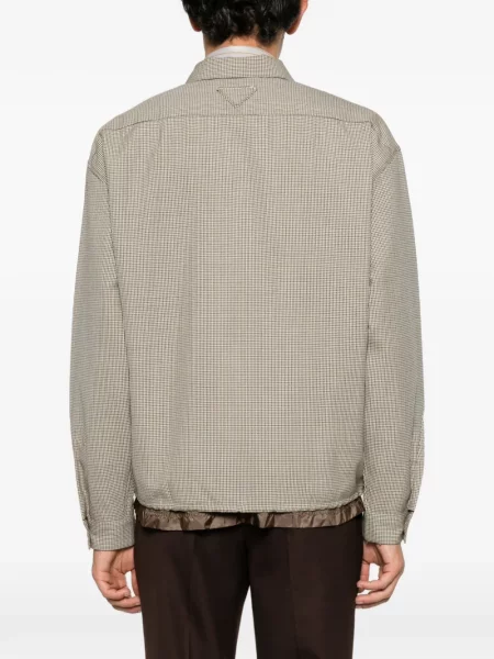 Košulja Prada s houndstooth uzorkom