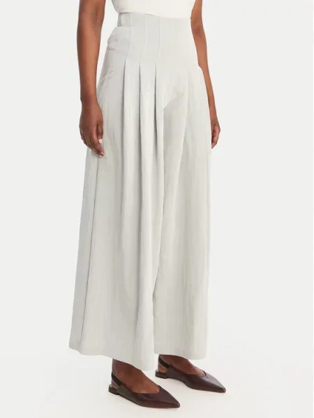 Eleh Панталони тип палацо Wide Leg светлосиньо