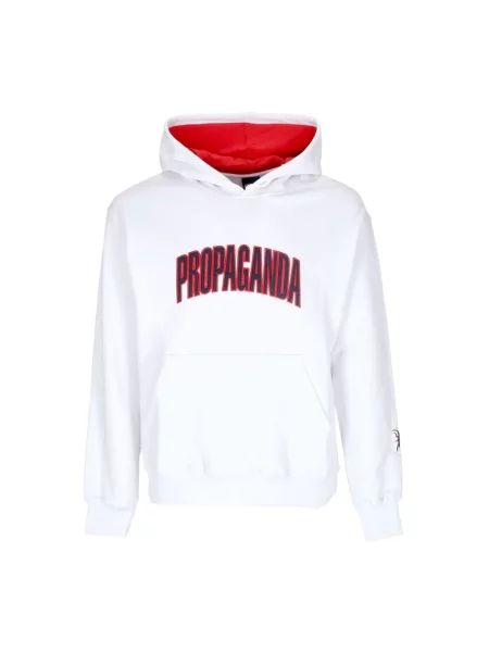 Bluza z kapturem Propaganda z kapturem biała