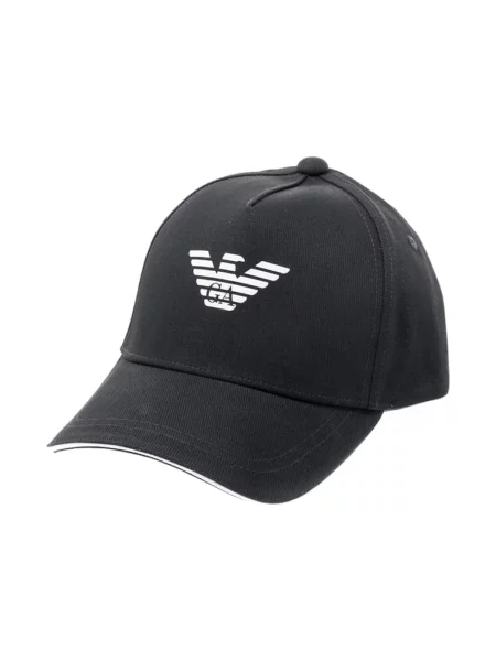 Emporio Armani Akcesoria Mężczyzna ONE SIZE Czapka baseballowa z logo czarny