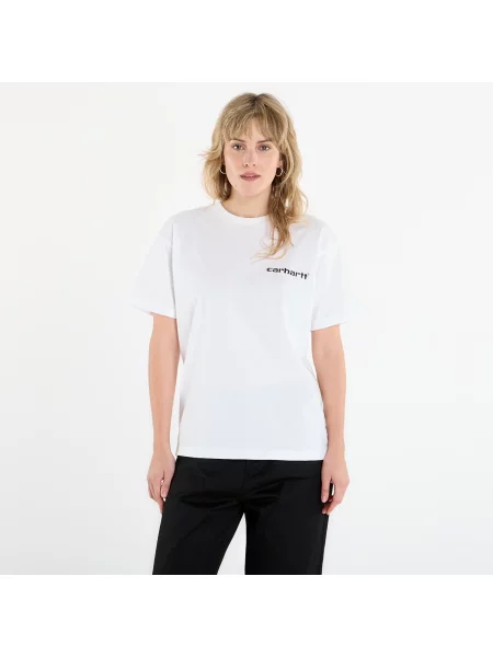 T-shirt Carhartt WIP S/S Caps T-Shirt UNISEX White L bijela