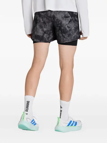 Húzózsinór futó póló Adidas nyomtatás kék