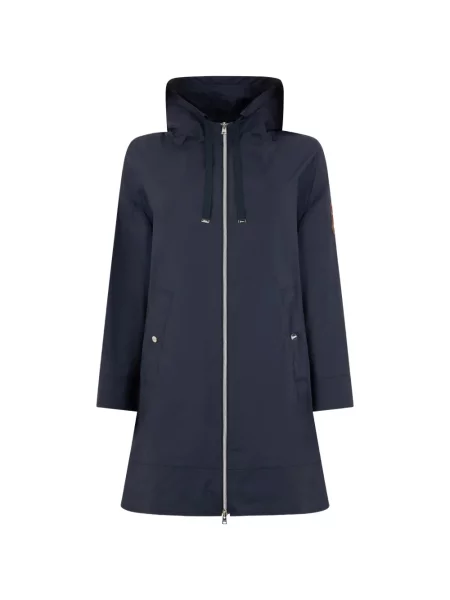 Jachetă cu glugă Herno cu glugă albastru