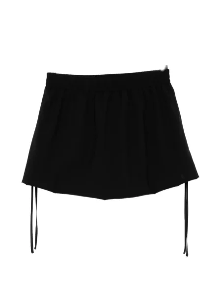 Șnur de strângere fusta mini Kiki De Montparnasse negru