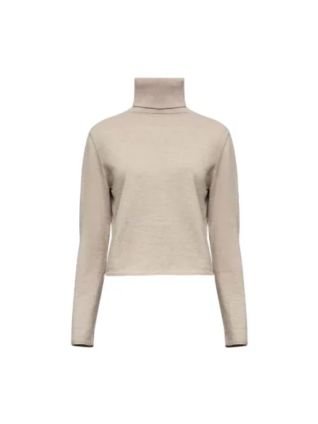 Maison Margiela sweter wełniany beżowy