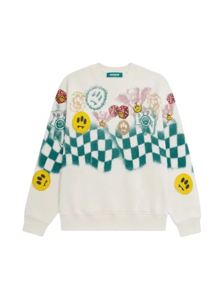 Bluza Barrow z nadrukiem biała