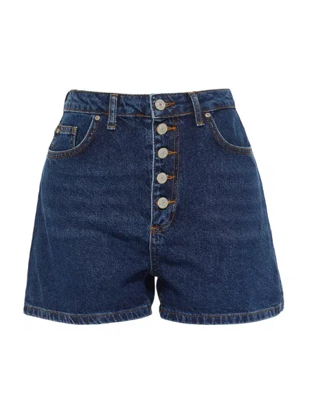Trendyol Pantaloni închis albastru