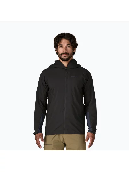 Geacă căptușită pentru bărbați Patagonia Nano-Air Ultralight Full-Zip Hoody black negru