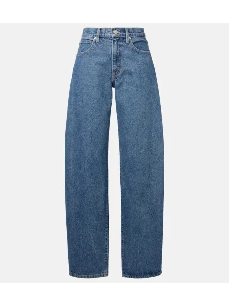 Blugi Slvrlake cu talie joasă lungi albastru