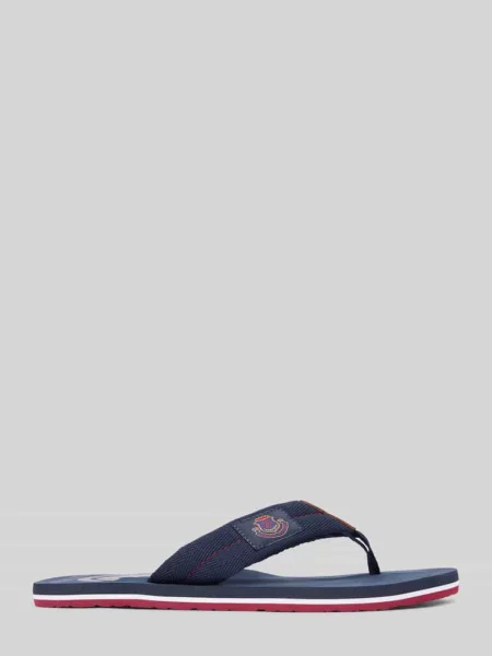 Japonki Tommy Hilfiger Patch Beach Sandal desert sky granatowe