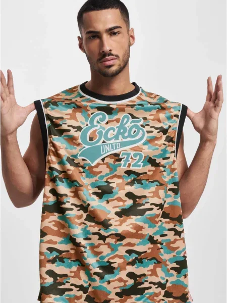 Tricou Ecko Unltd. cu model camuflaj negru