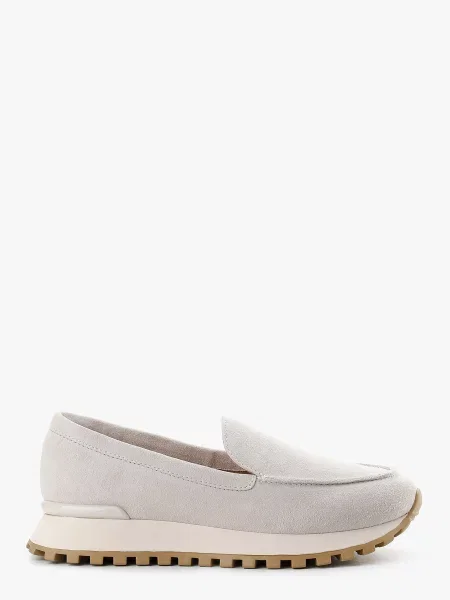 Замшеві Лофери LeBERDES сірий