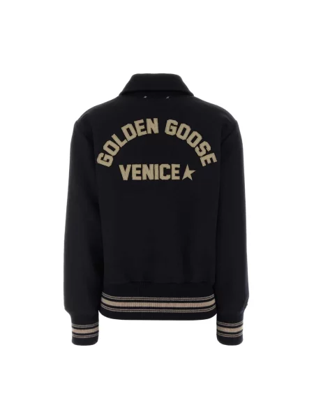 Kurtka bomber Golden Goose wełniany niebieski