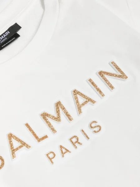 Koszulka dziecięca Balmain biała