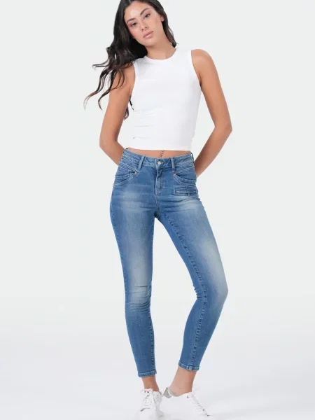 M.O.D MIRACLE OF DENIM Jeans albastru