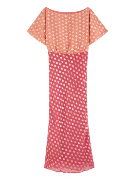 Rochie Never Fully Dressed cu imagine de costum roz