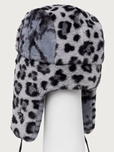 Kangol шапка WILD FUR TRAPPER синьо