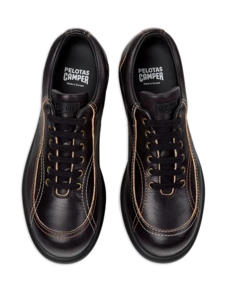 Sneakerși Camper din piele maro