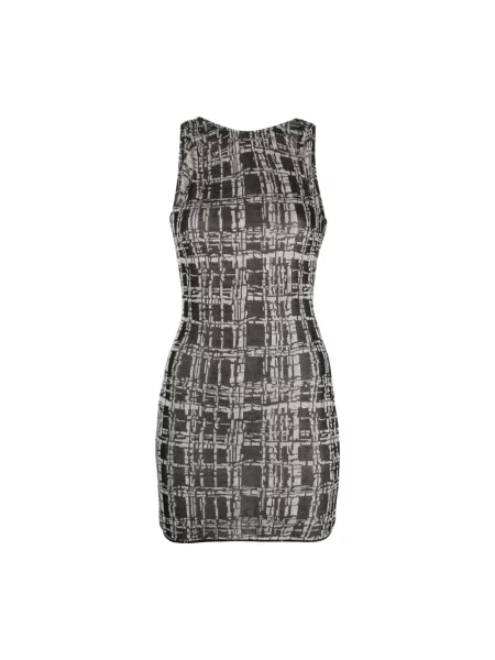 Sukienka Vitelli żakardowa czarna