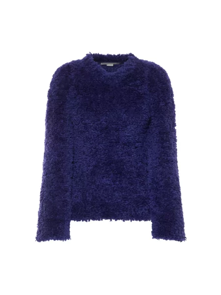 Kurtka Stella Mccartney wełniana elegancka niebieska