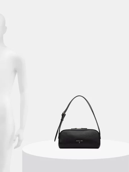 Кожаная сумка-багет Patrizia Pepe