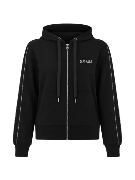 Stras hanorac cu glugă Guess negru