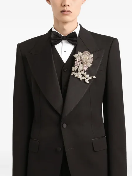 Sacou Dolce & Gabbana din satin negru