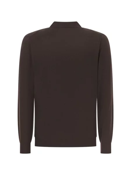 Lung tricou polo Customer Lovers maro