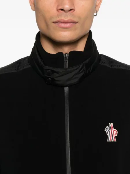 Geacă Moncler Grenoble cu autograf negru