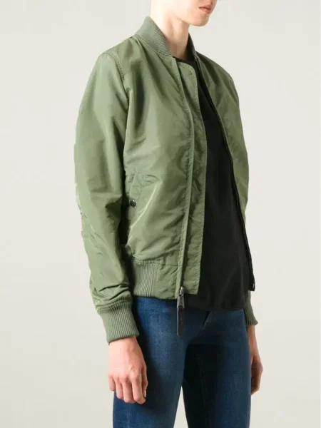 Geacă bomber Alpha Industries verde